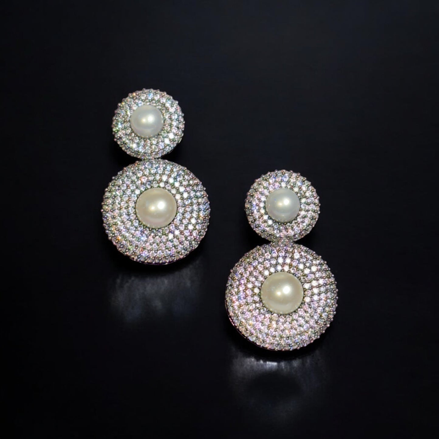 Shyla Double Round Earrings