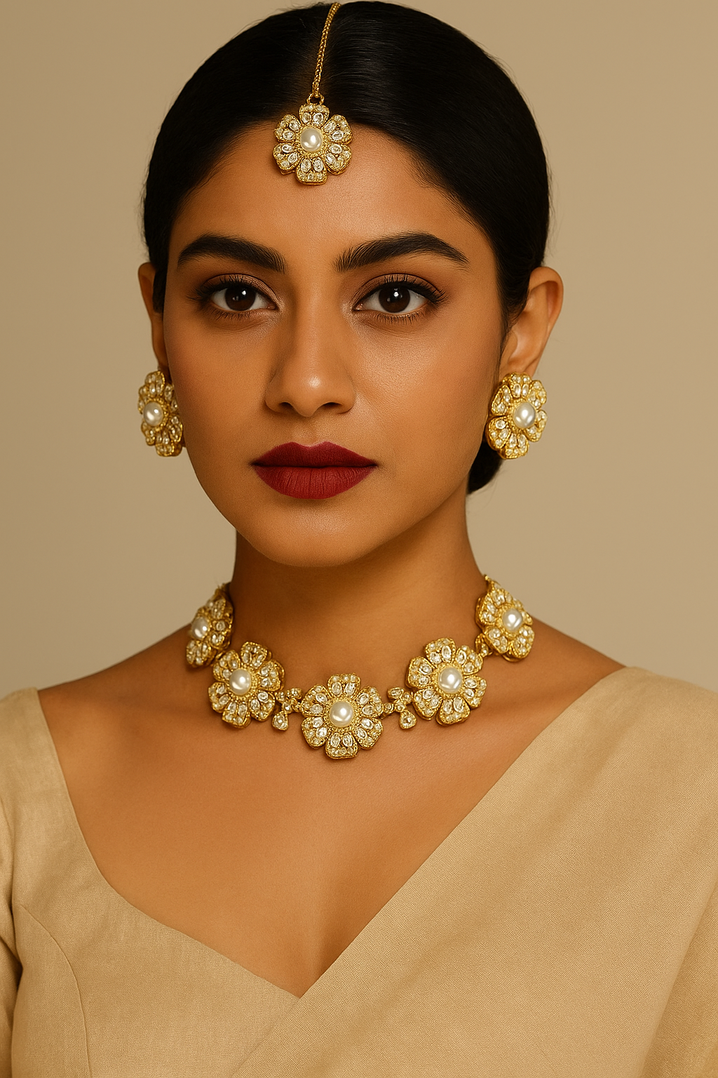 Heer Floral Choker
