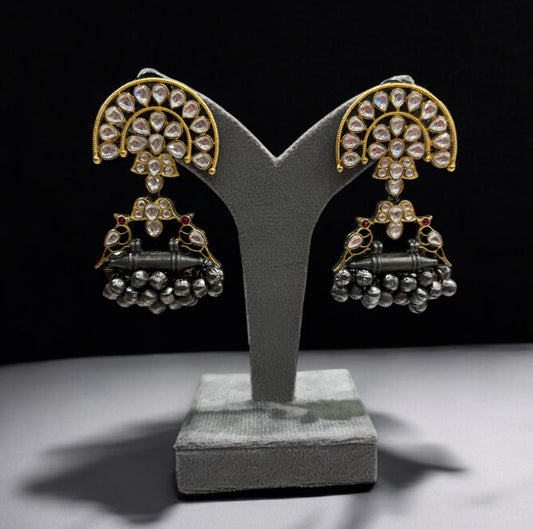 Chandrika Polki Victorian Earrings