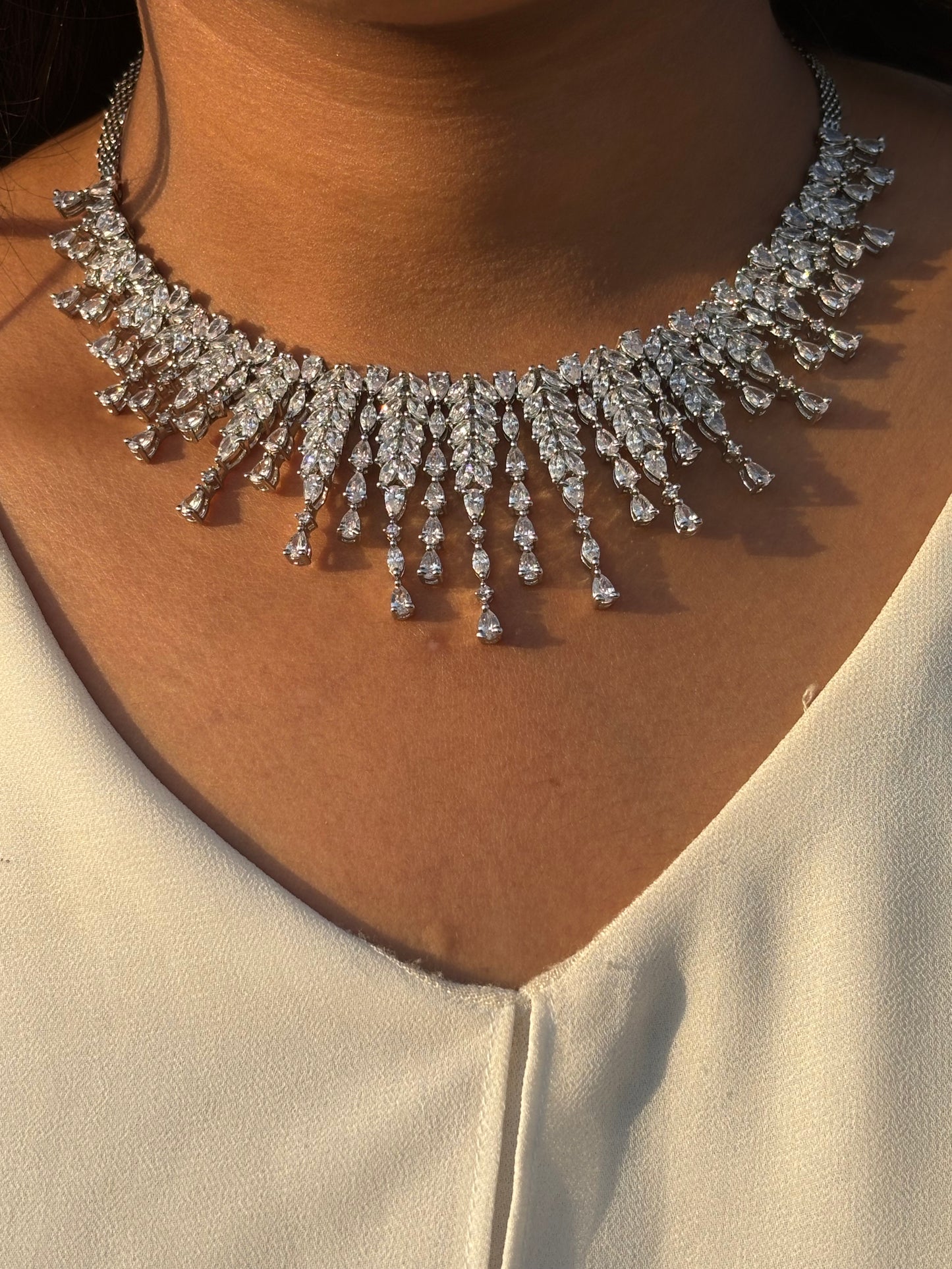 Pihu Diamond Necklace