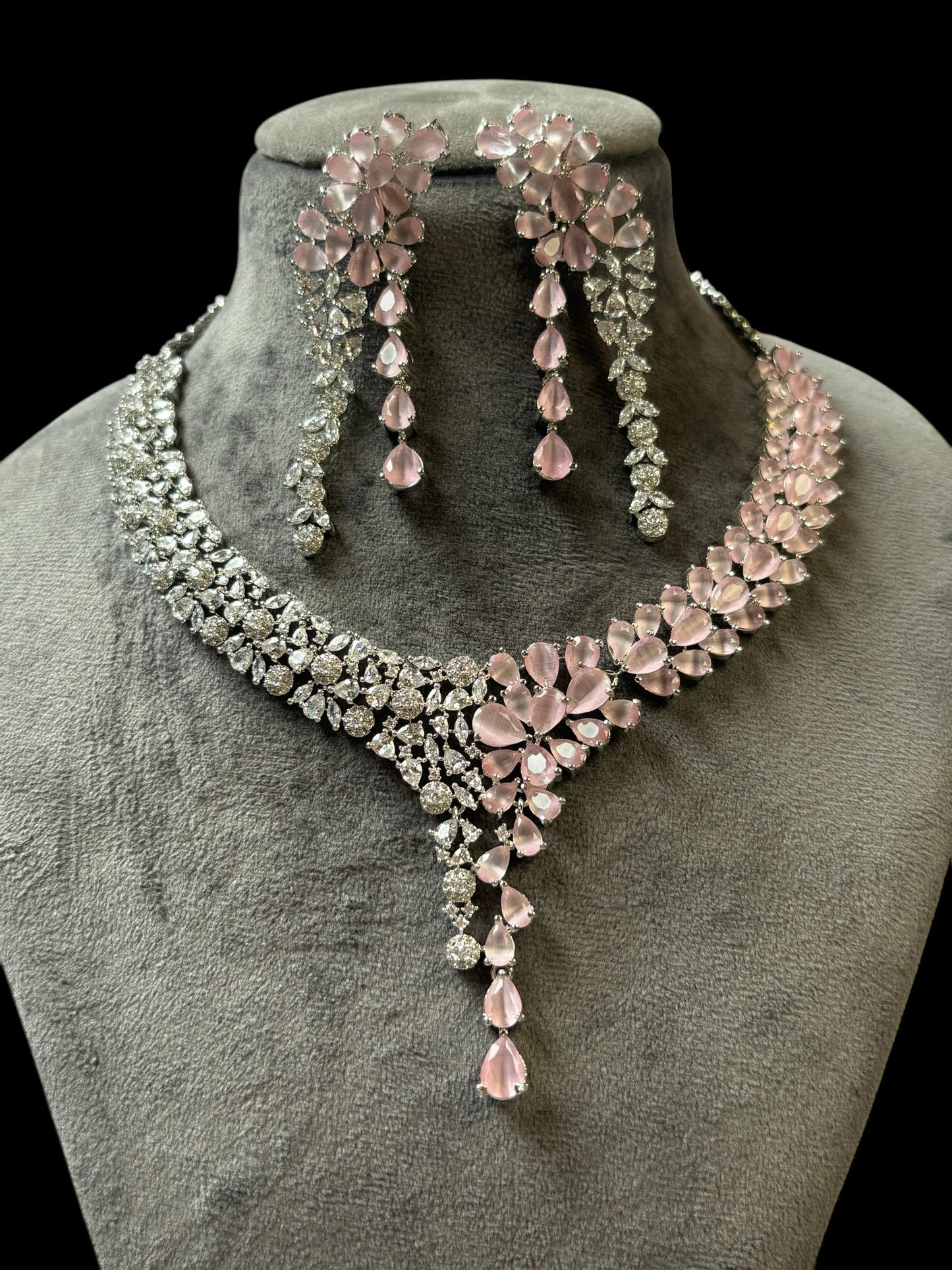 Floral Drop Necklace