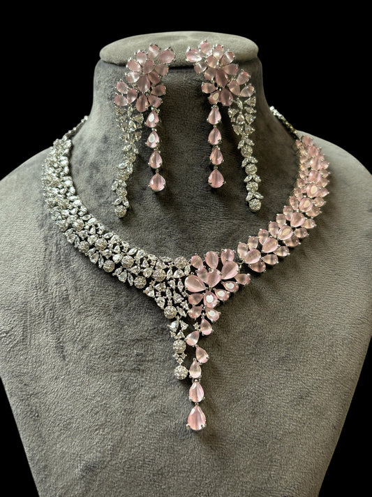 Floral Drop Necklace