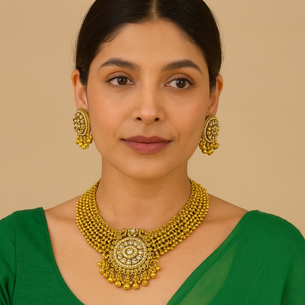 Kunti Gold Polki Set