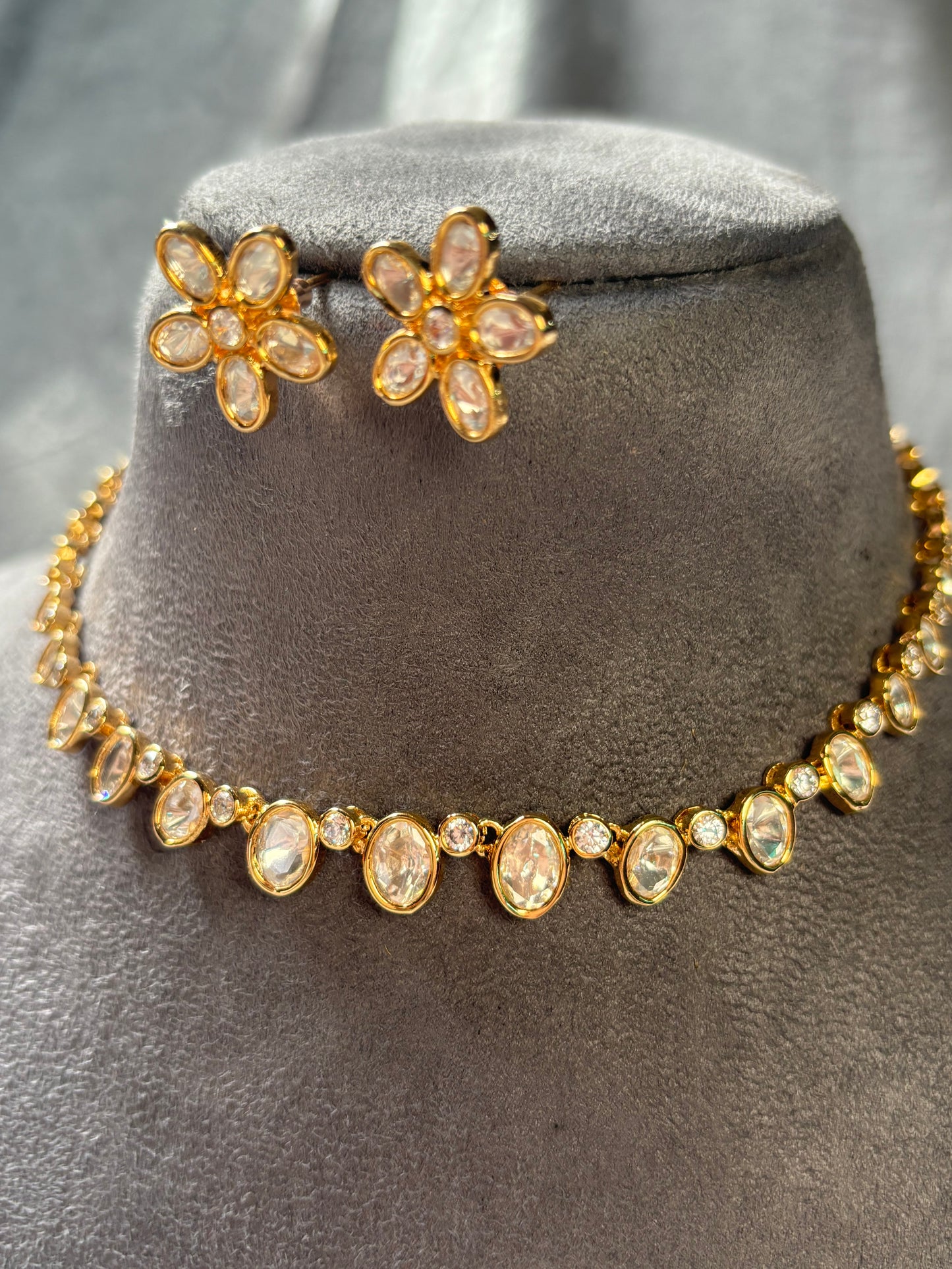 Tejasvi  Polki Choker Set