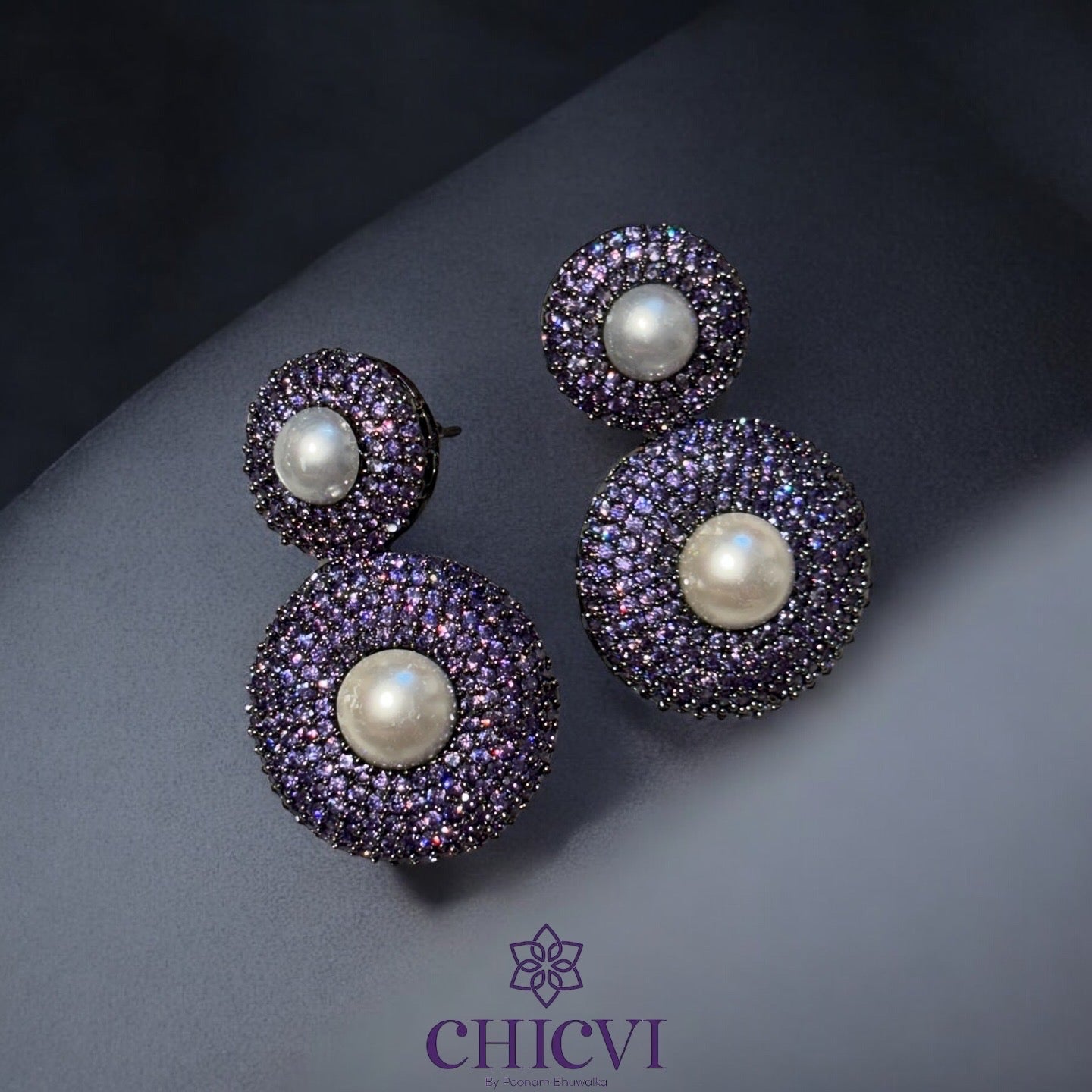 Shyla Double Round Earrings