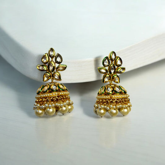Gold Florant Jhumka
