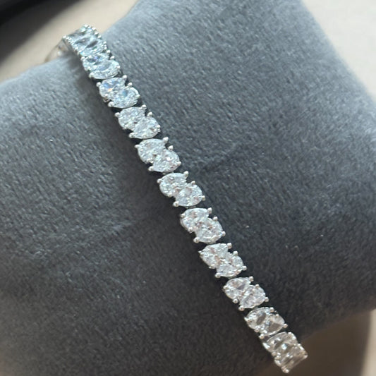 Tear Drop Tennis Bracelet