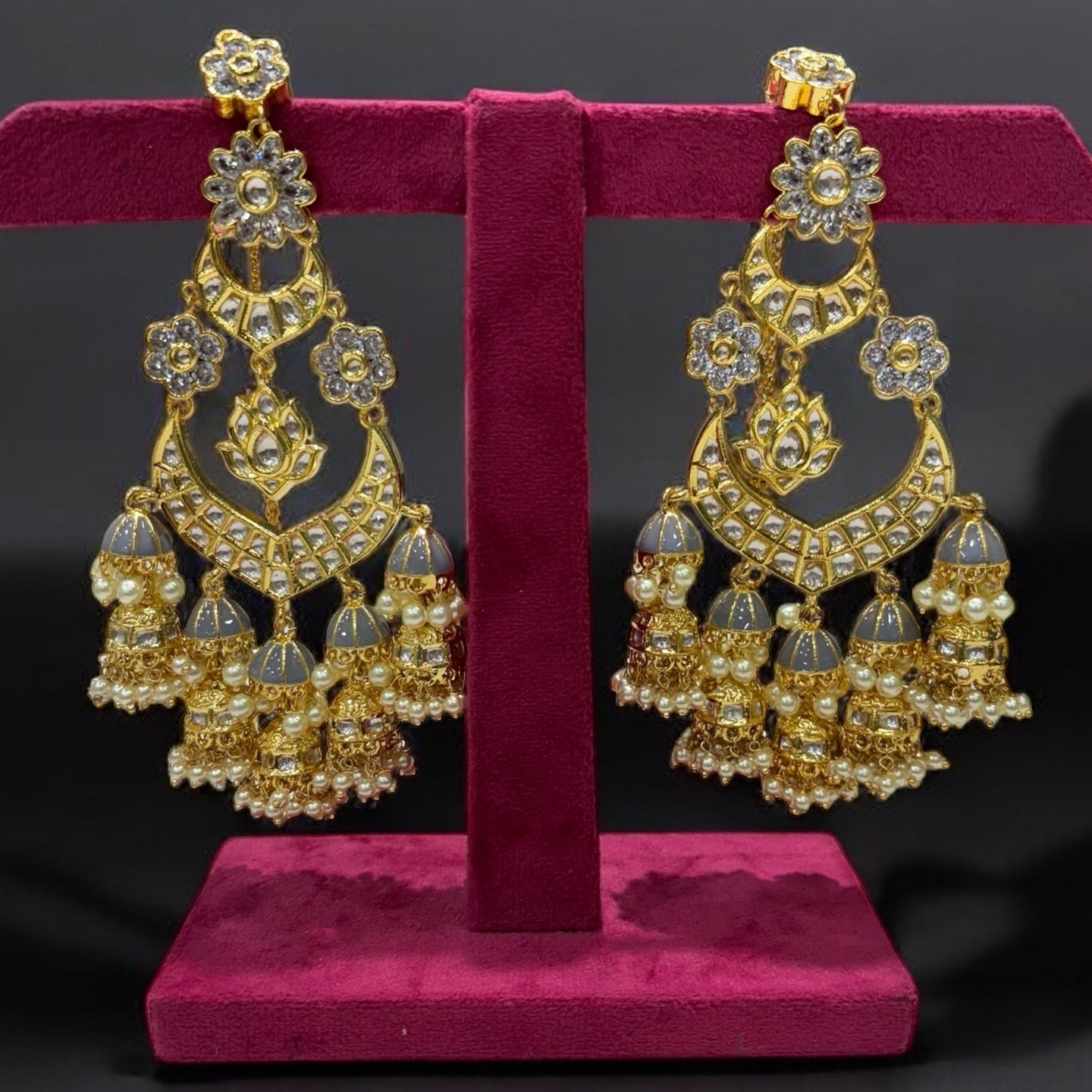 Manya Kundan Earrings