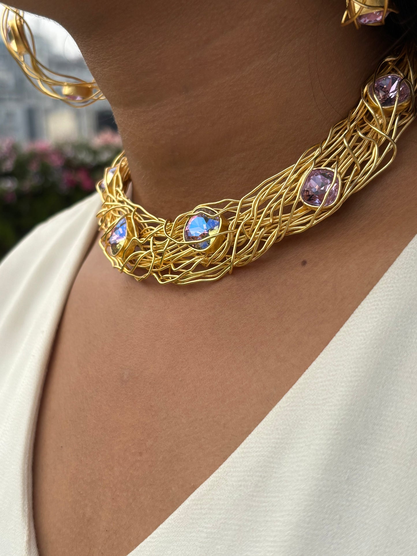 Vanshika Swarovski Choker