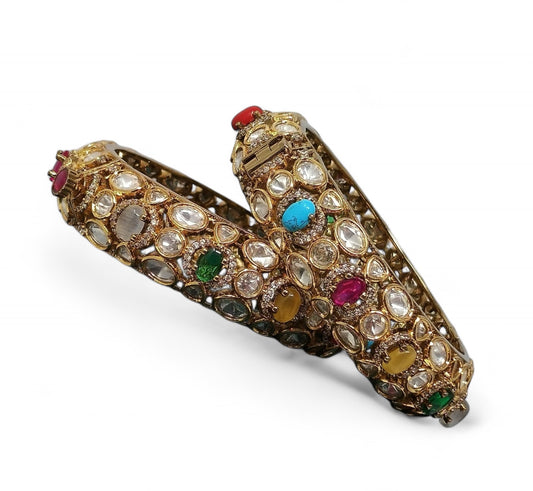 Ras-Raagini Polki Bangle