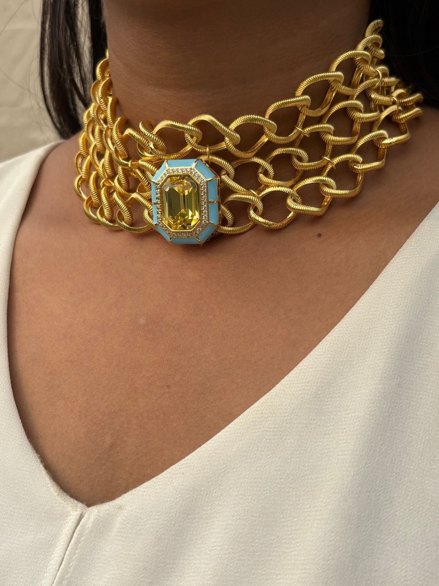 Niharika Swarovski Choker