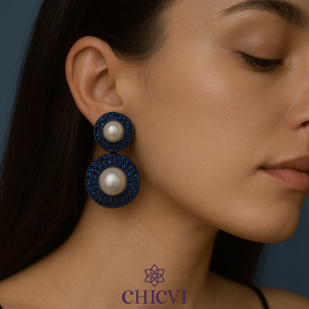 Shyla Double Round Earrings
