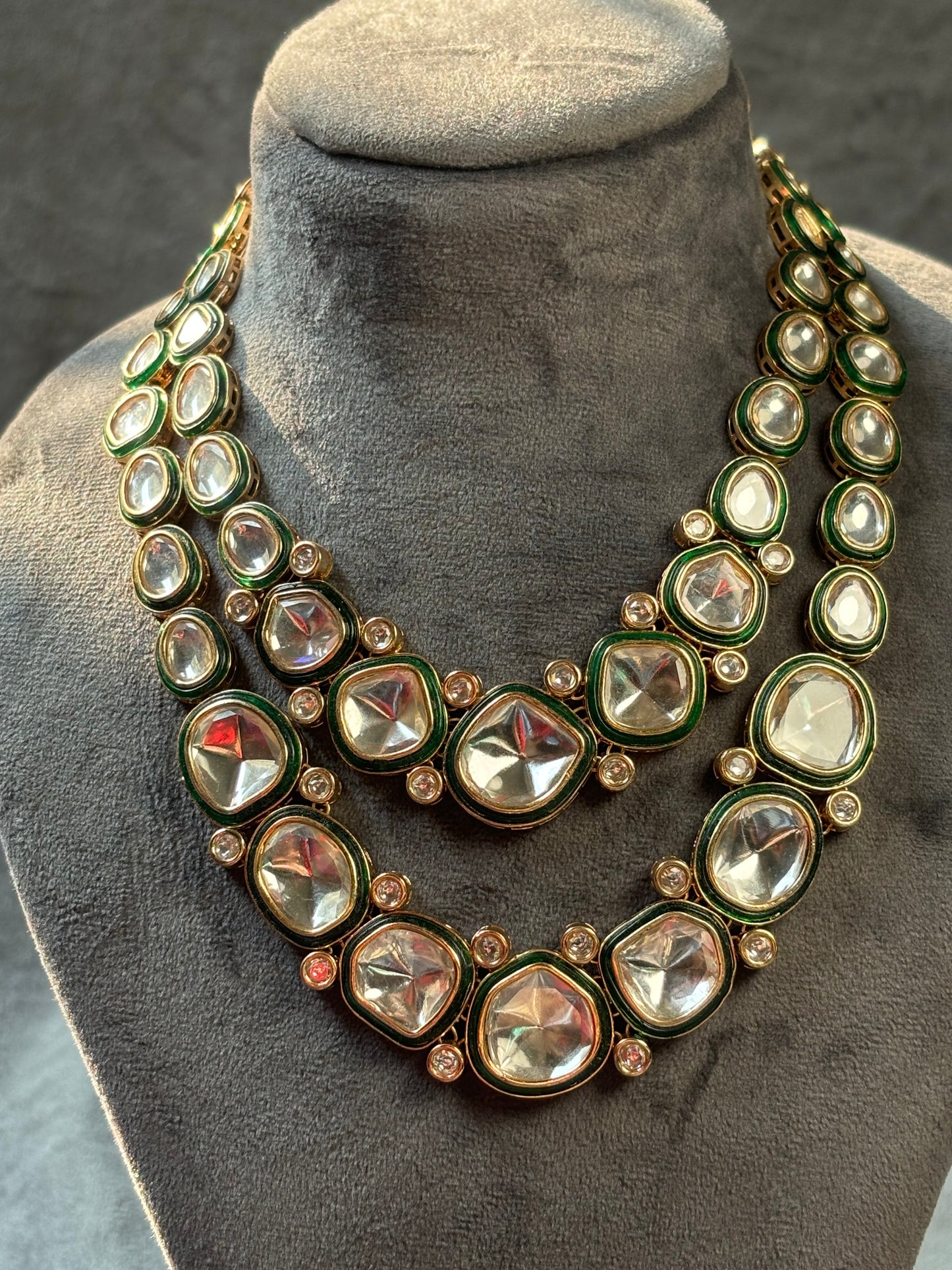 Varsha polki Necklace (no earrings)