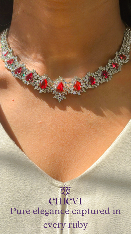 Ruby Berry Necklace