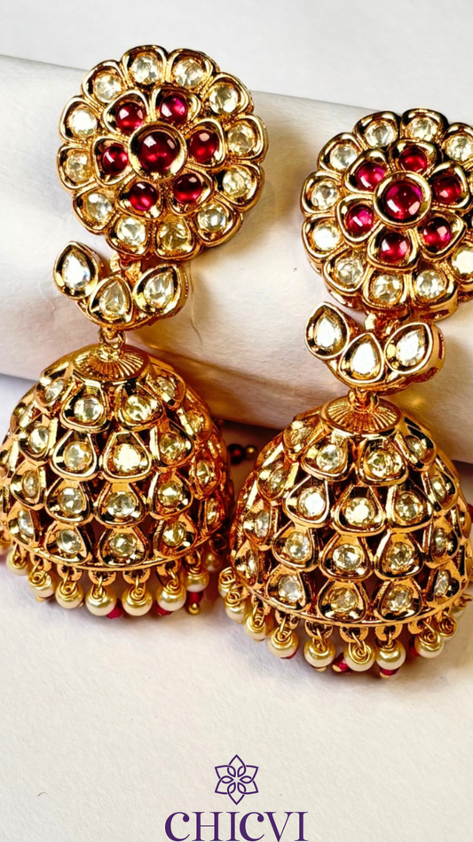 Rudra Kundan Earrings