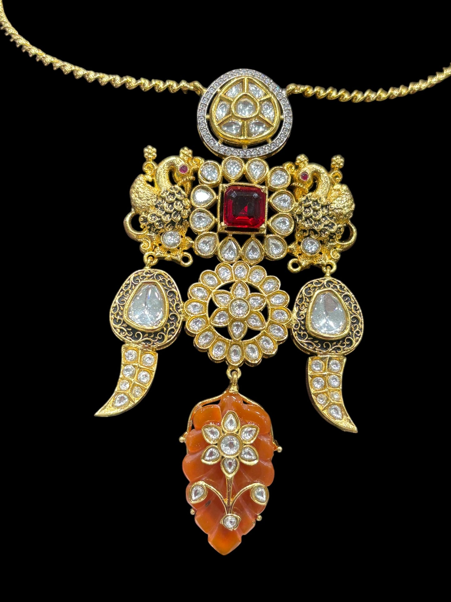 Hanaya Kundan Hasli Set
