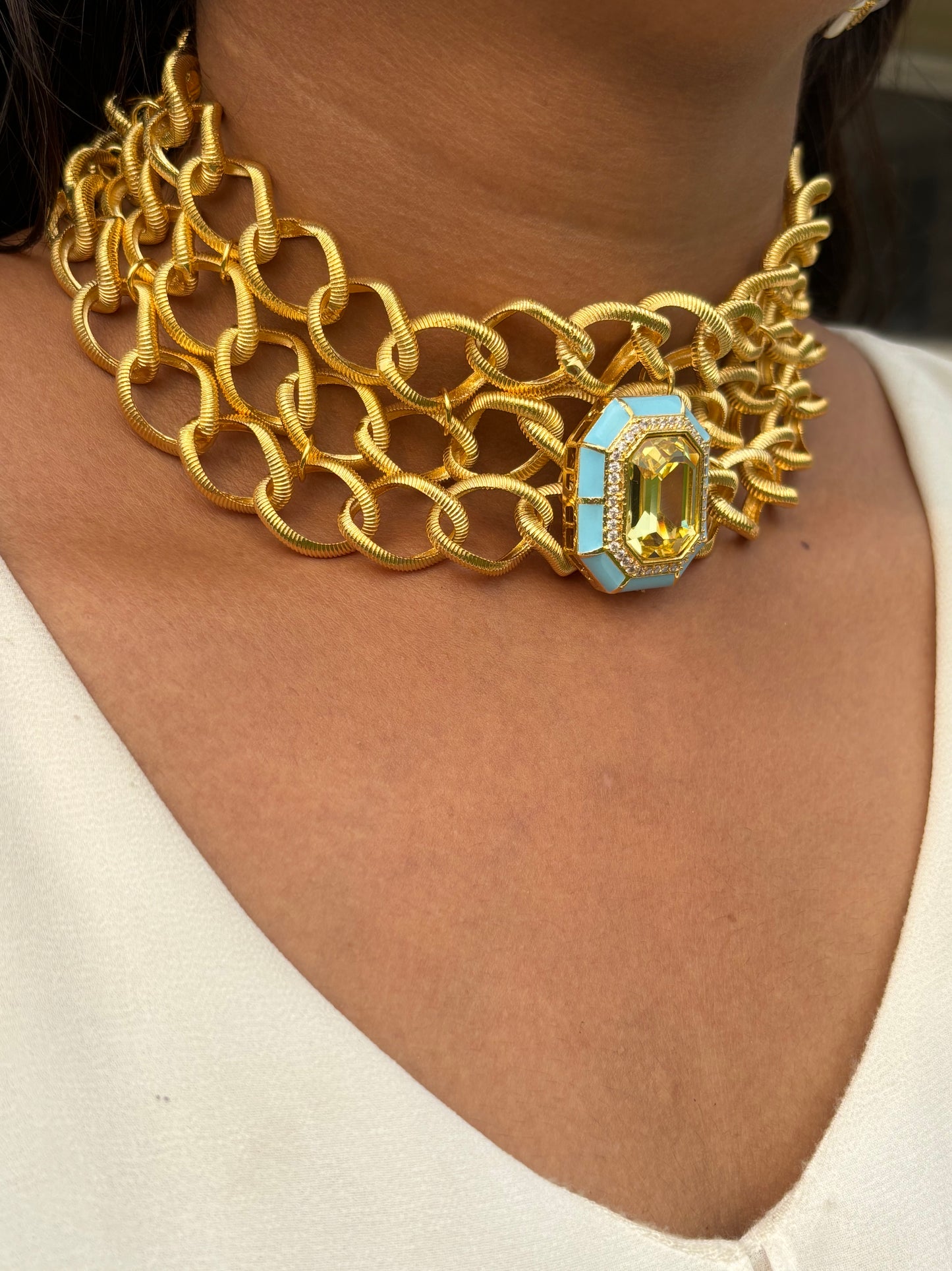 Niharika Swarovski Choker