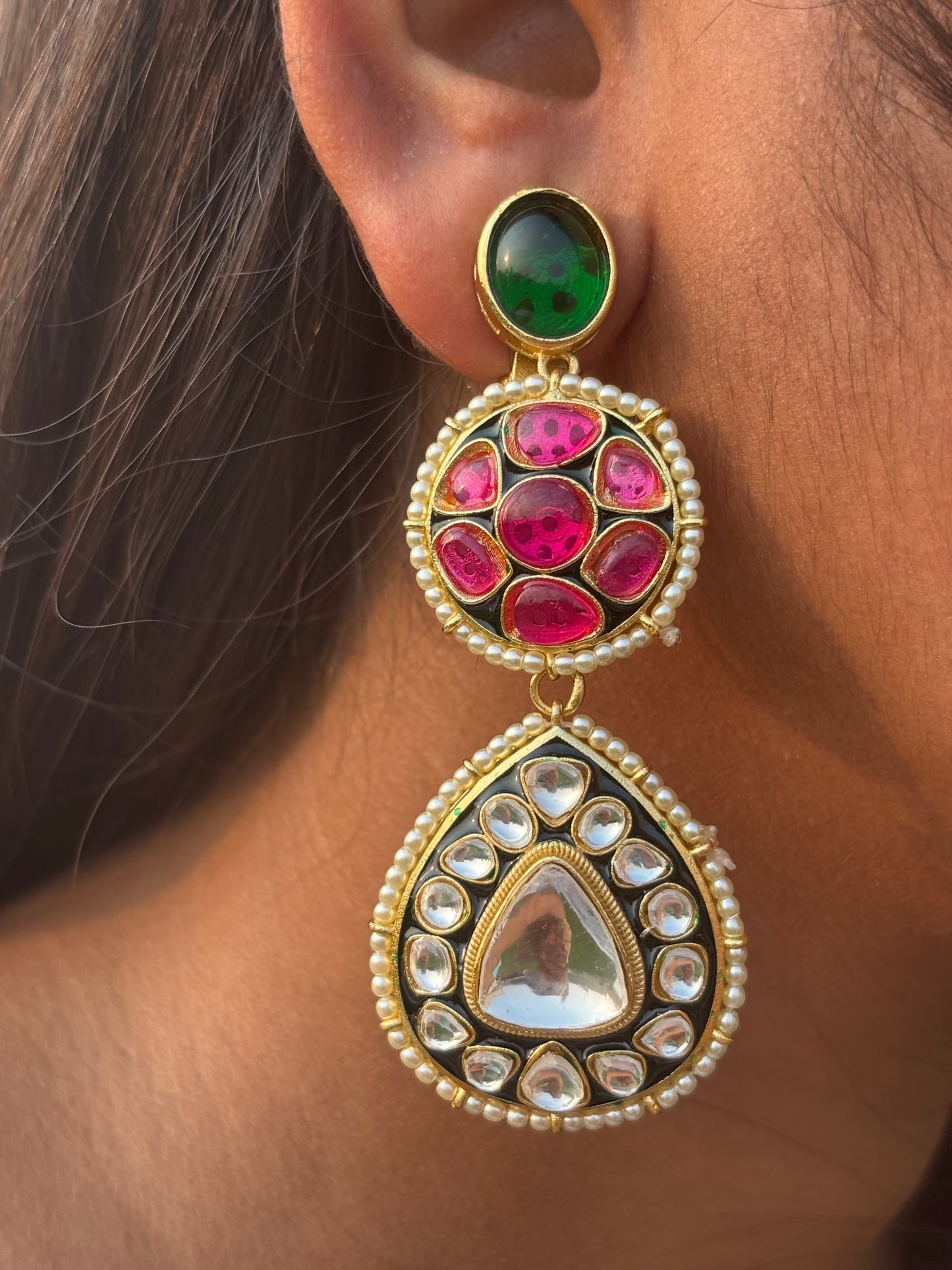 Anishka Polki Earrings
