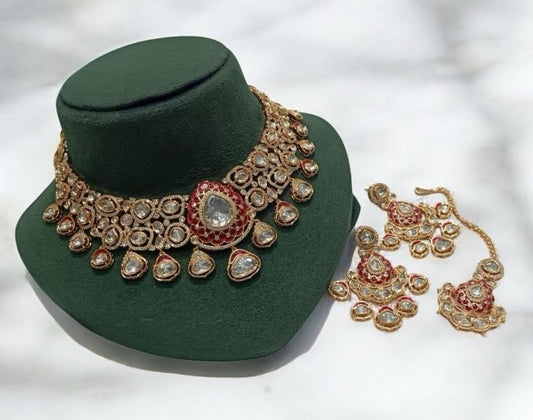 Rudrika Polki Necklace set