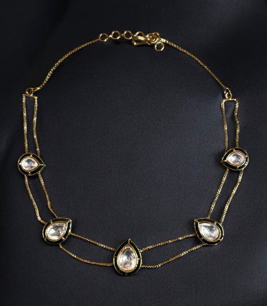 Adweta Minimal Polki Necklace