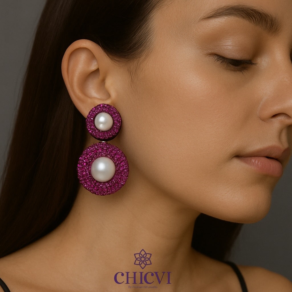 Shyla Double Round Earrings