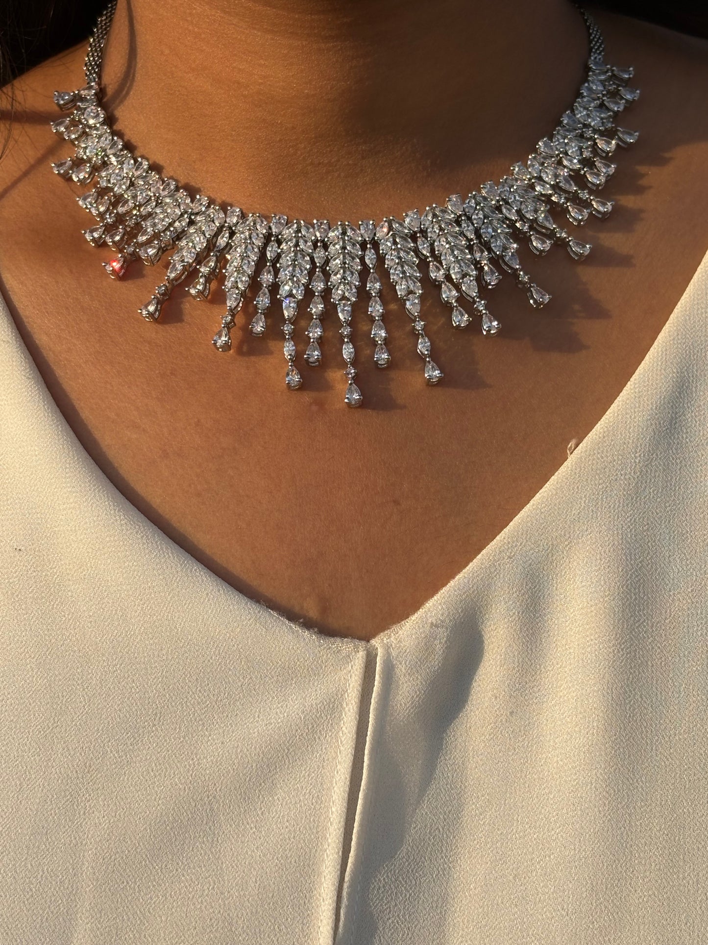 Pihu Diamond Necklace