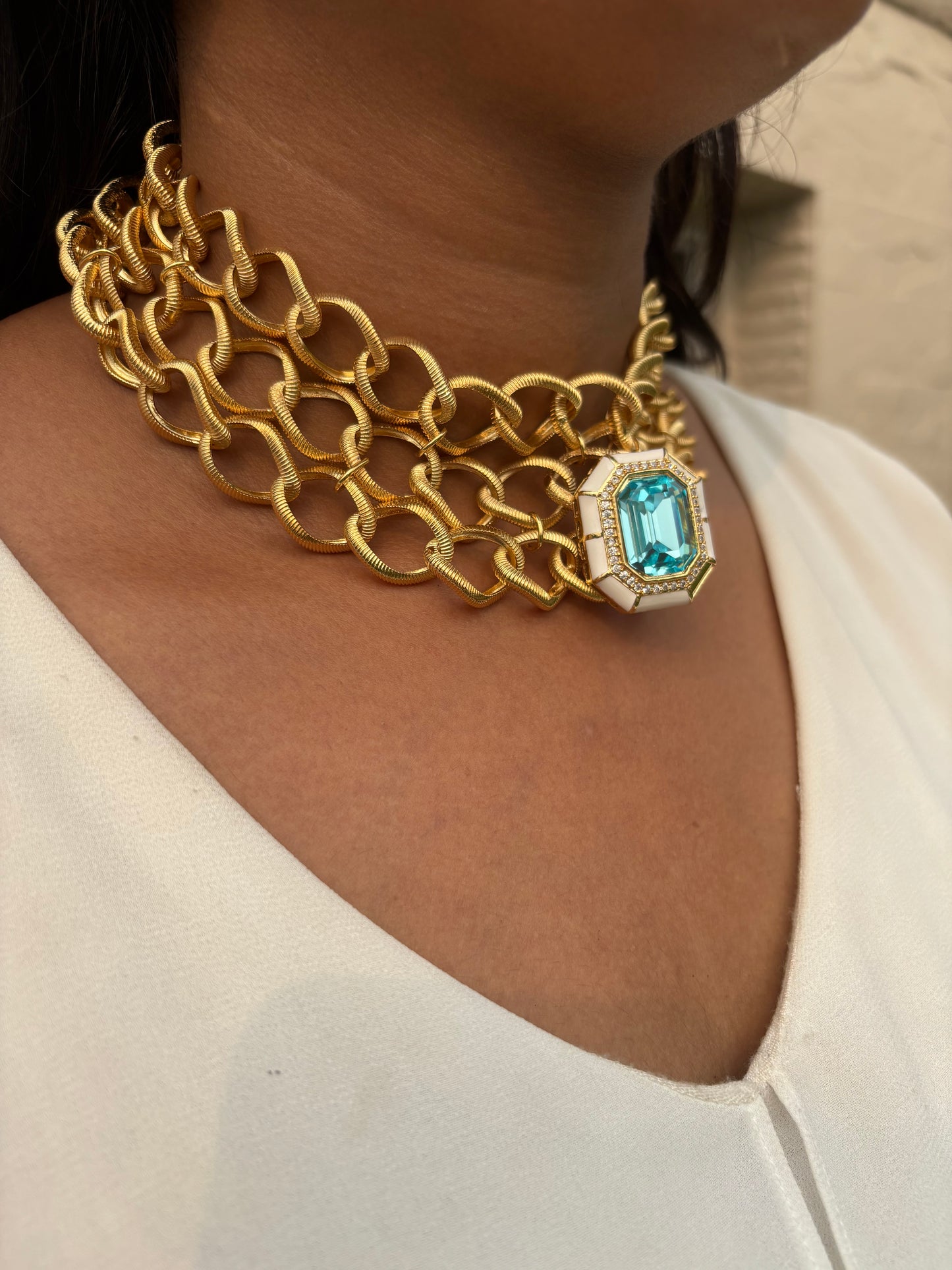 Niharika Swarovski Choker