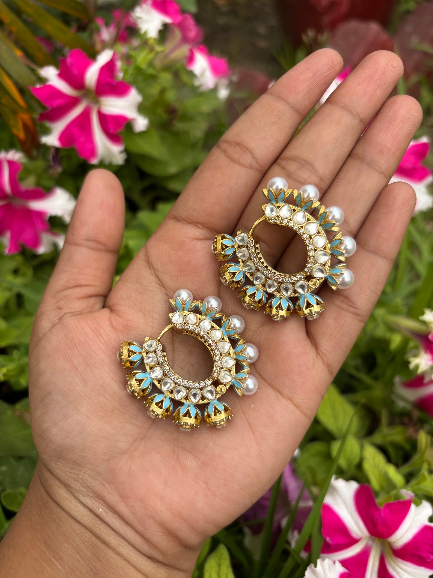 PEARL POLKI SIZA HOOPS