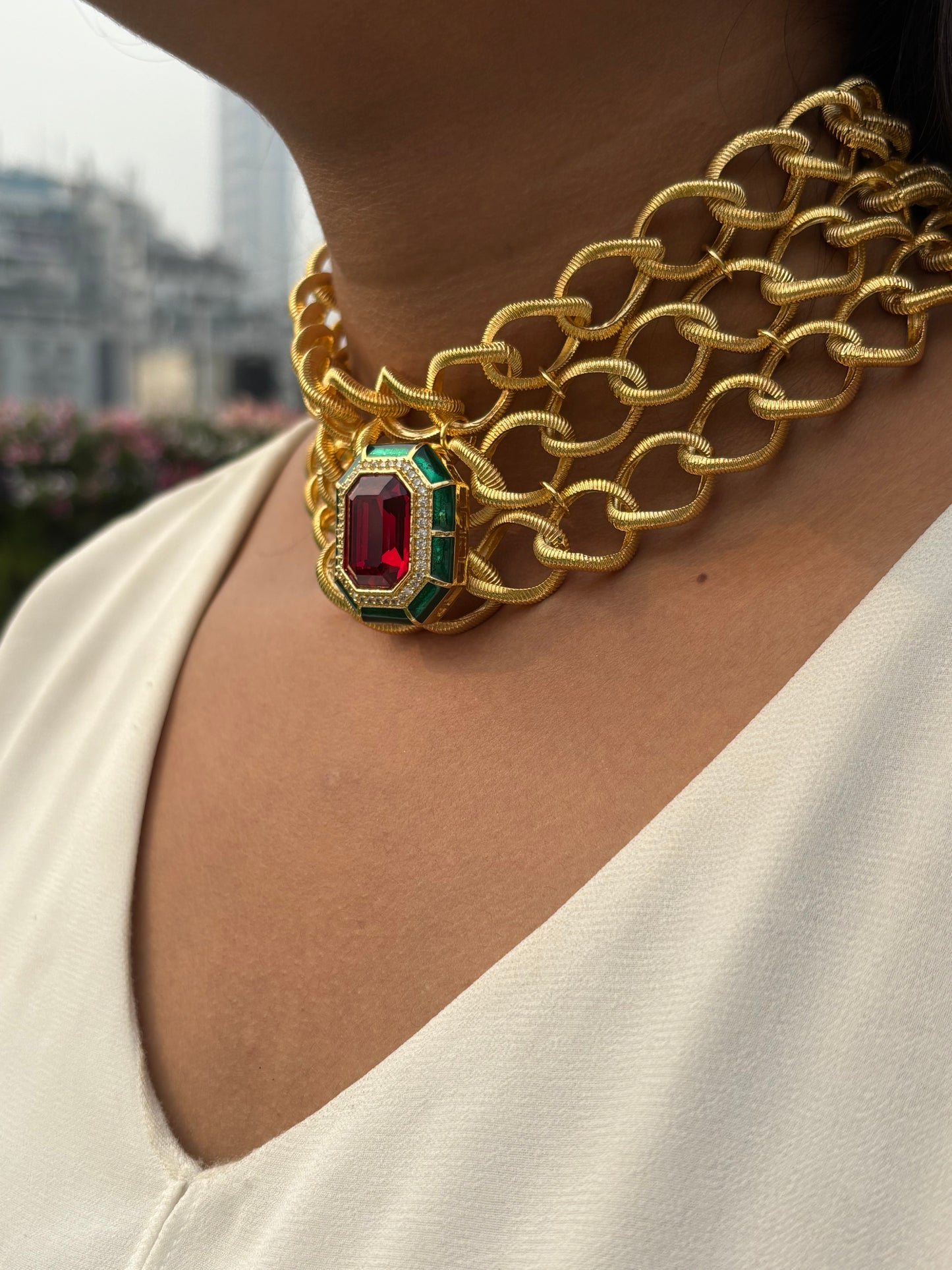 Niharika Swarovski Choker