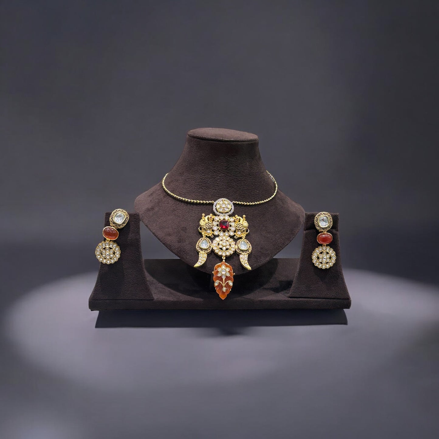 Hanaya Kundan Hasli Set