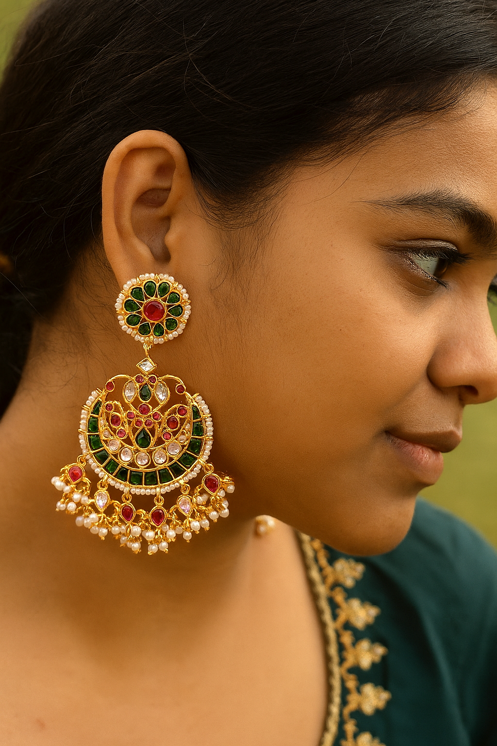 Sita Kundan Earrings