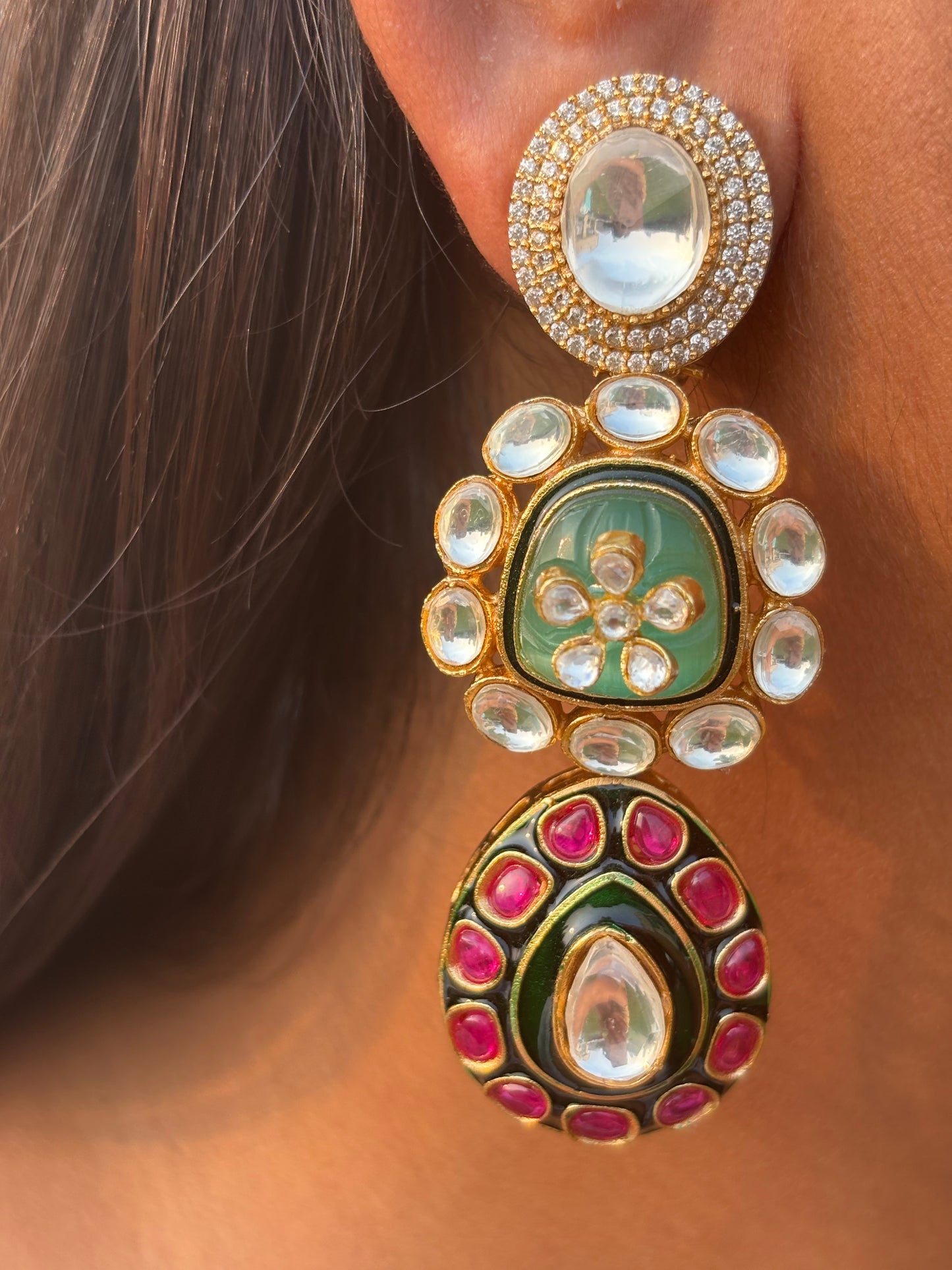 Vanya Polki Earrings