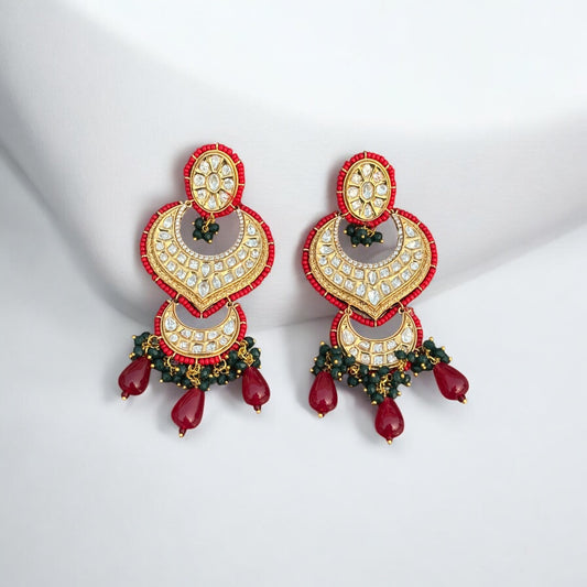 Rubina Kundan Earrings
