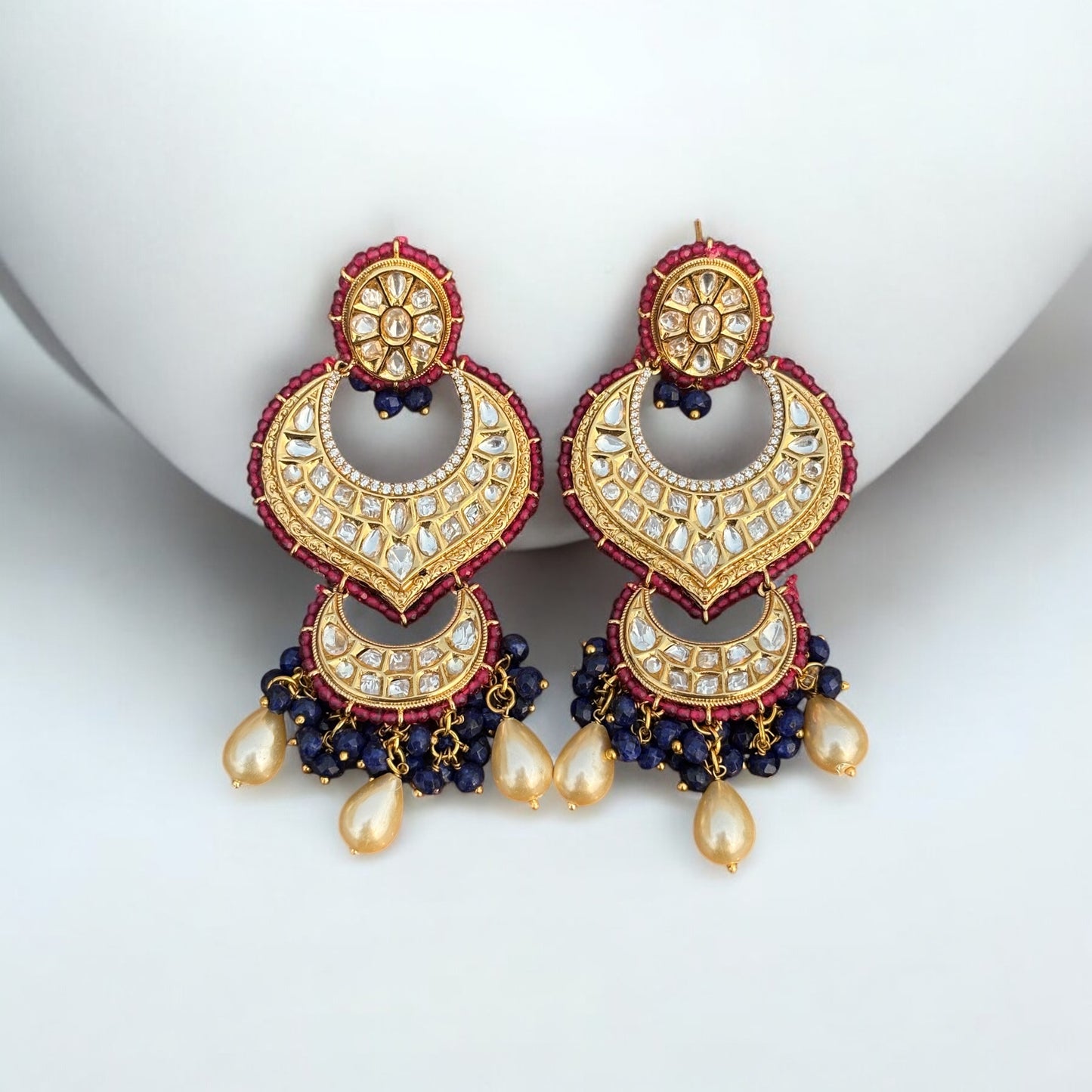 Rubina Kundan Earrings