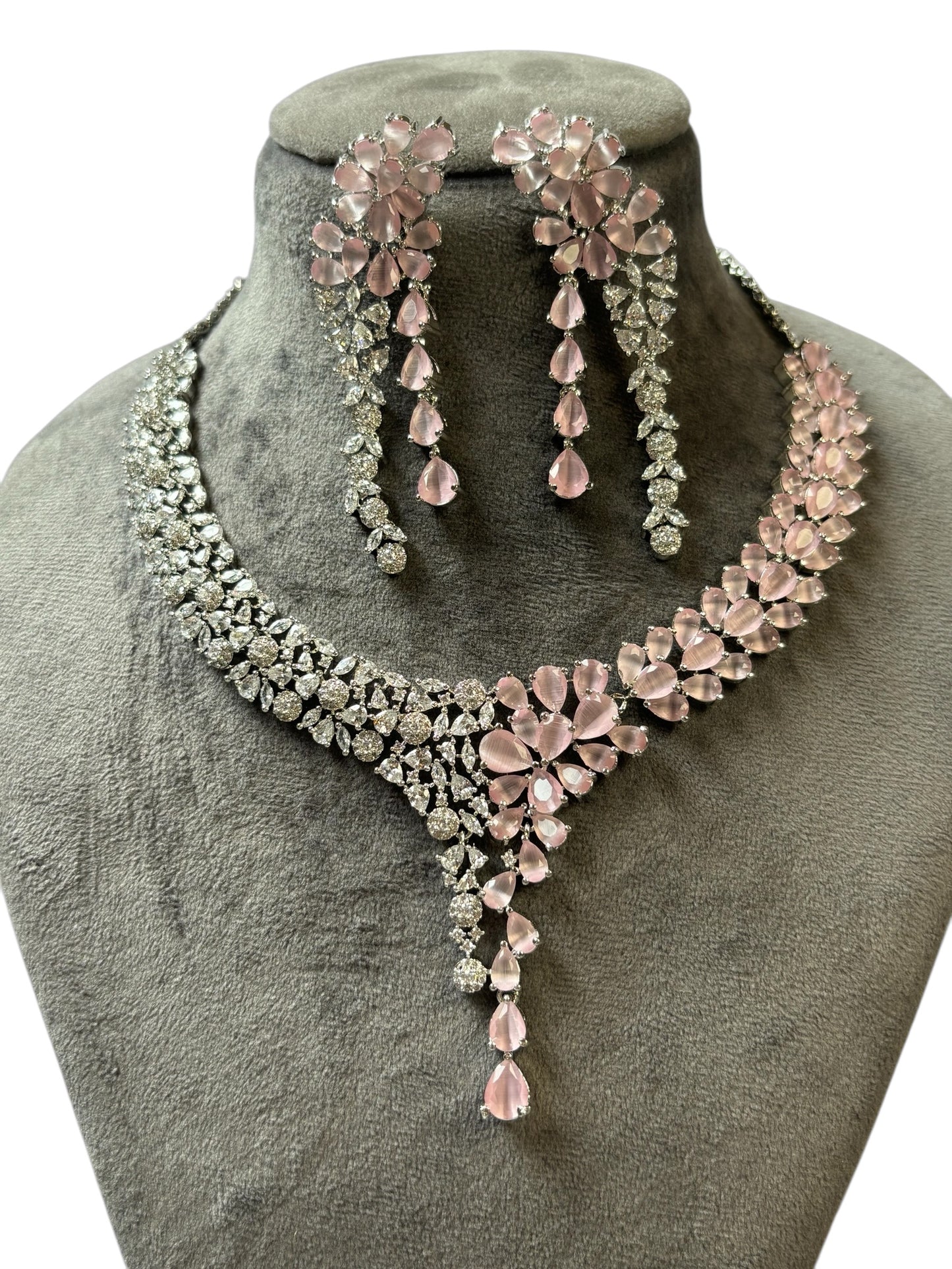 Floral Drop Necklace