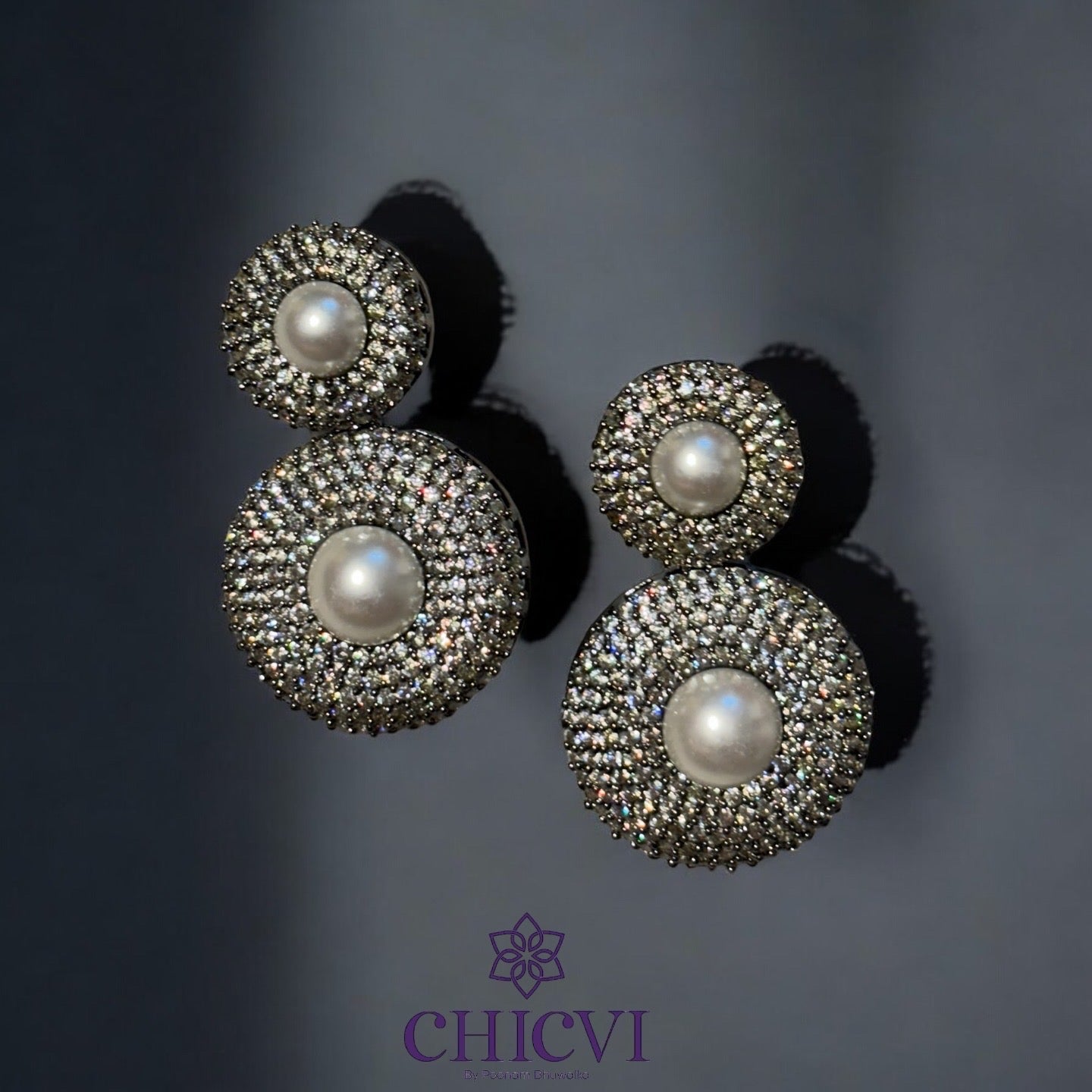 Shyla Double Round Earrings