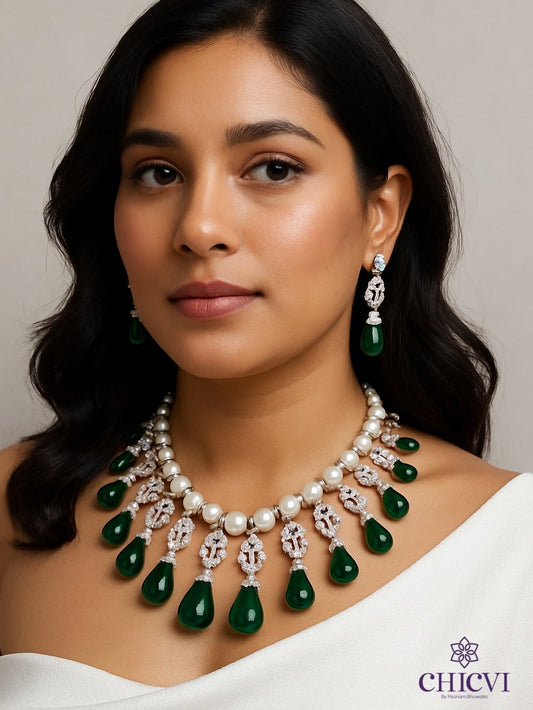 Piyush Emerald Necklace