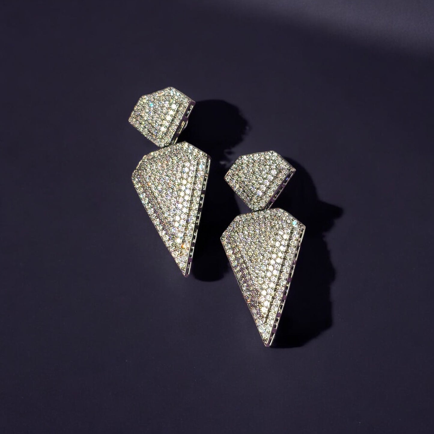 Diamond Drop Earrings