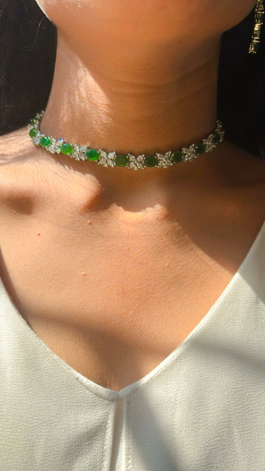 Harsika Emerald Choker