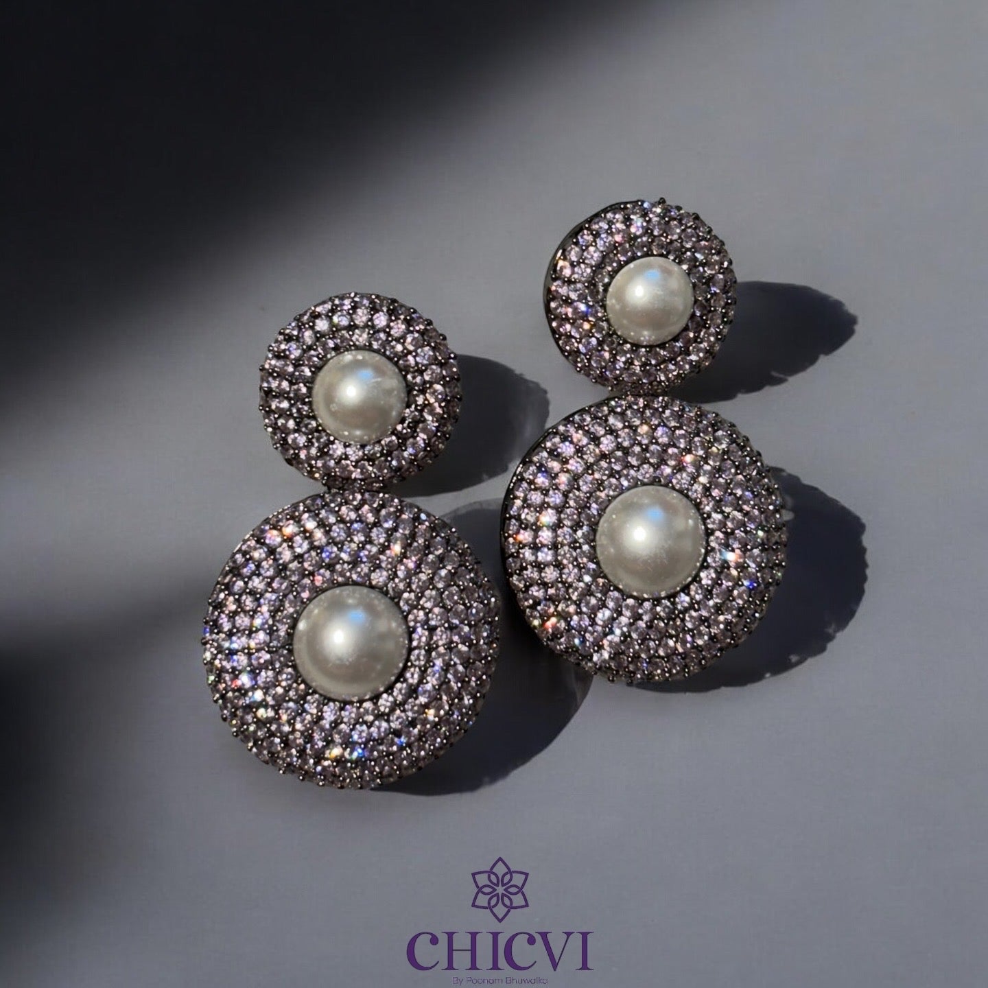 Shyla Double Round Earrings