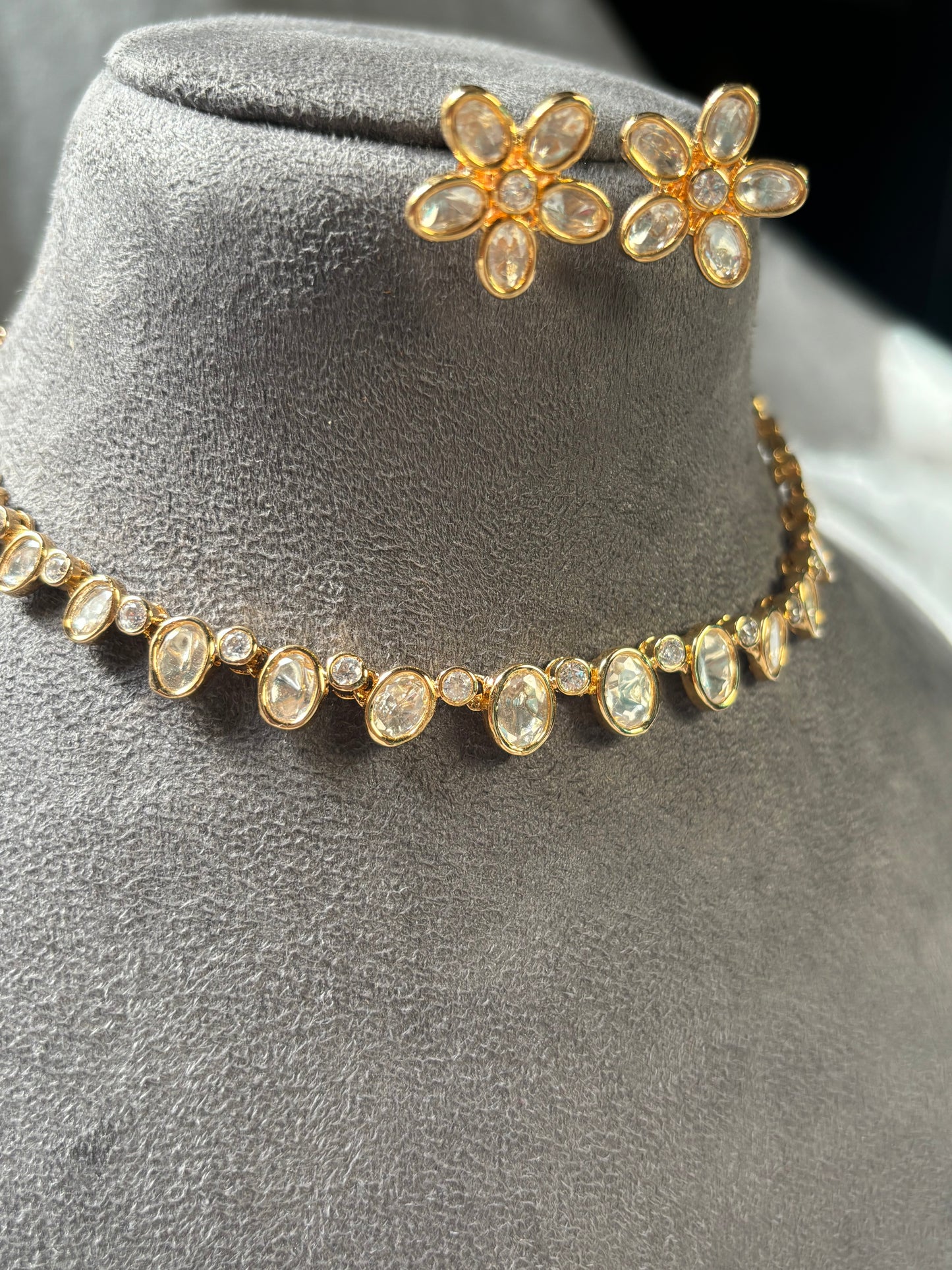 Tejasvi  Polki Choker Set