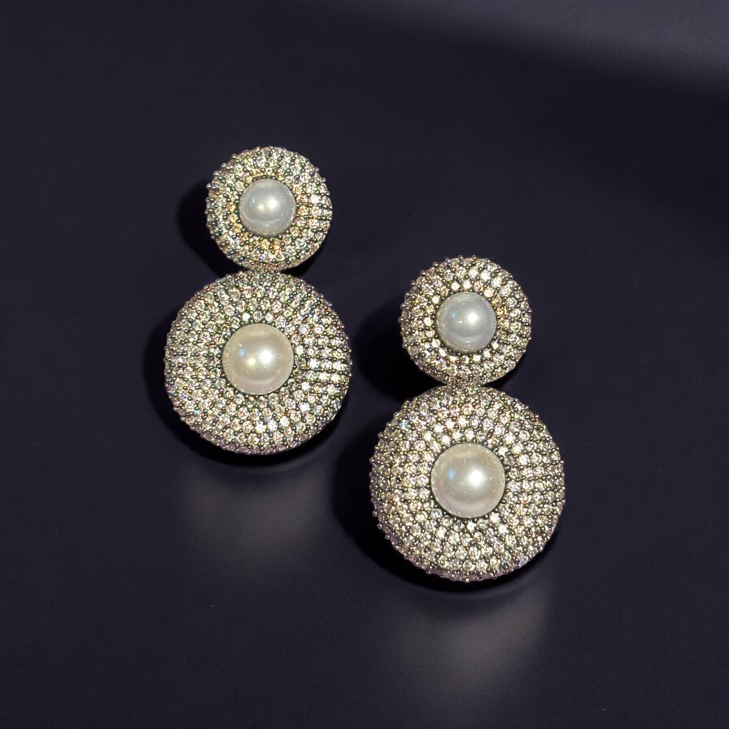 Shyla Double Round Earrings