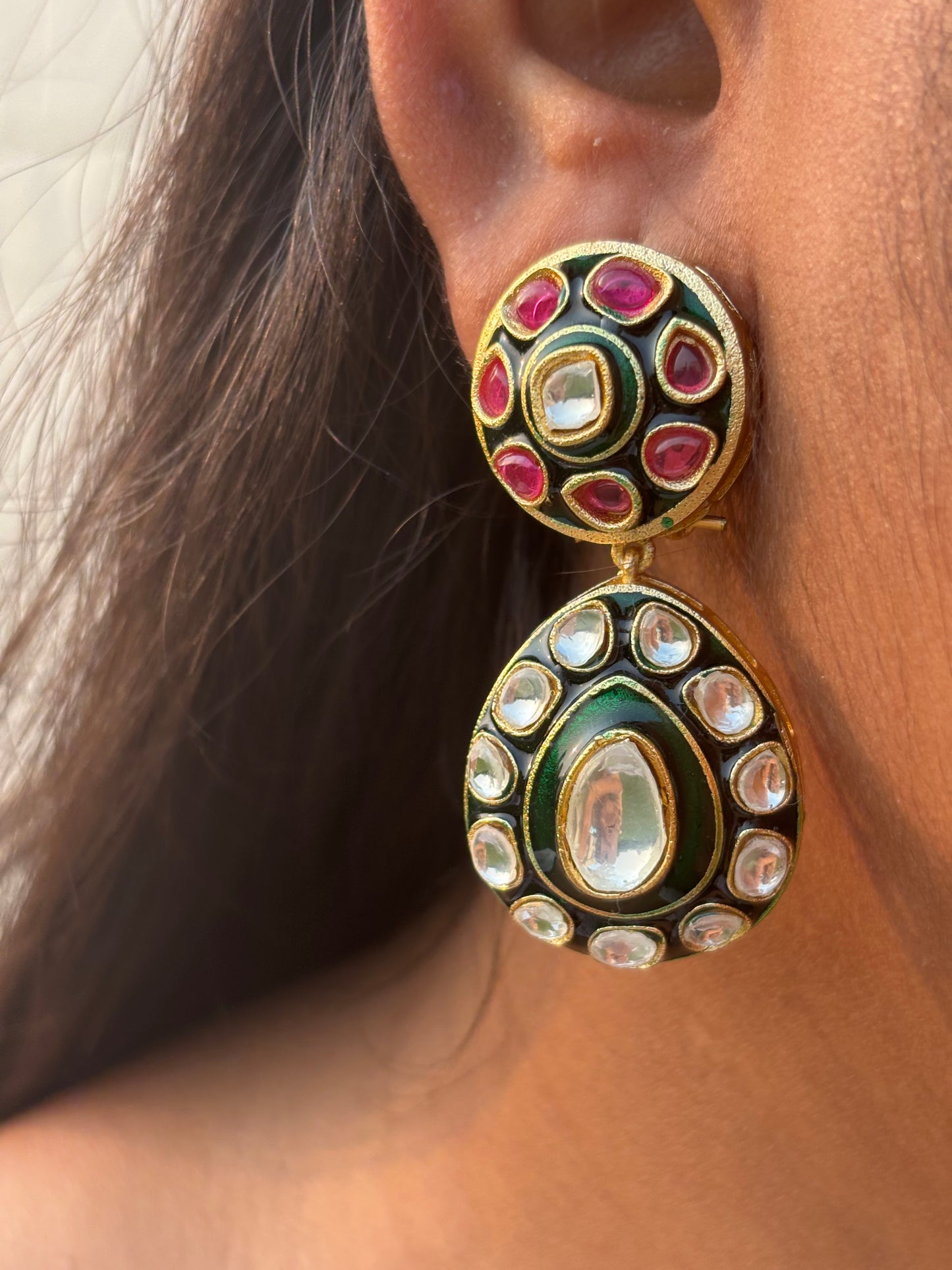 Katki Polki Earrings