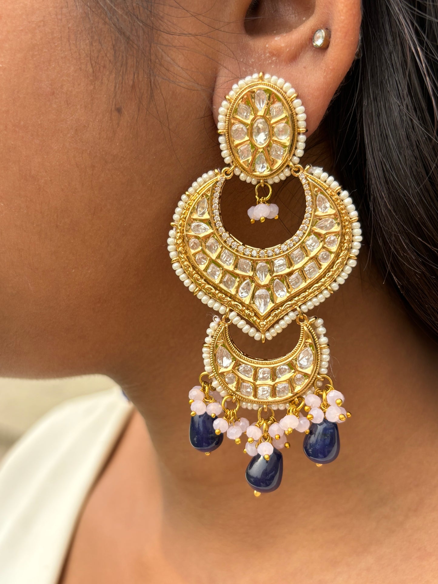Rubina Kundan Earrings
