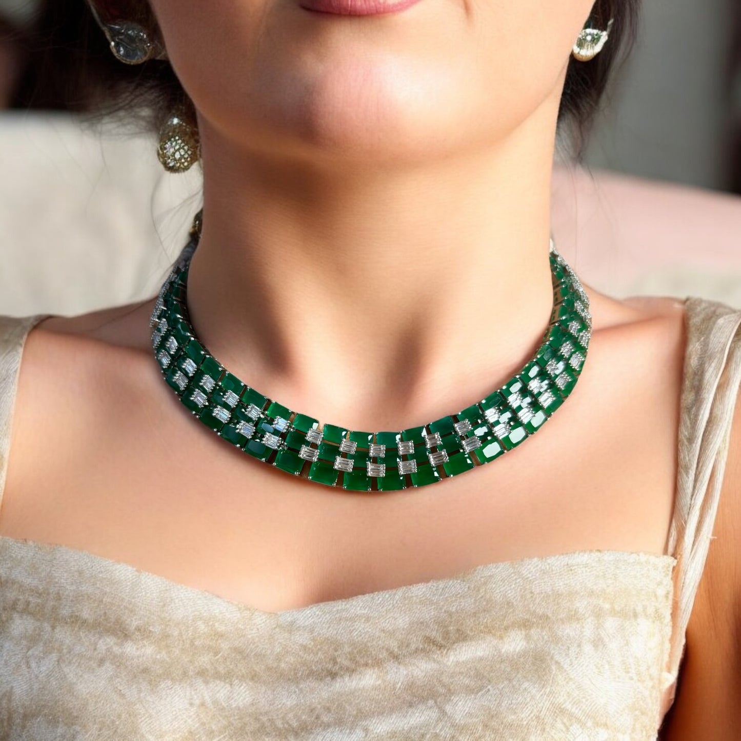 Emerald DivaLICIOUS  NECKLACE SET