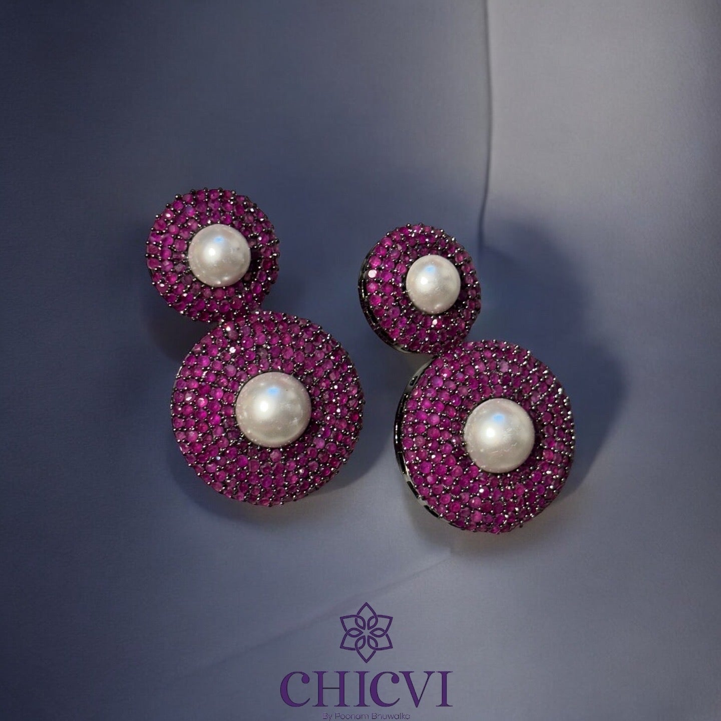 Shyla Double Round Earrings