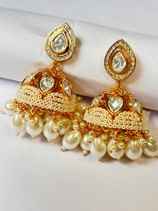 Jhumar Polki Earrings