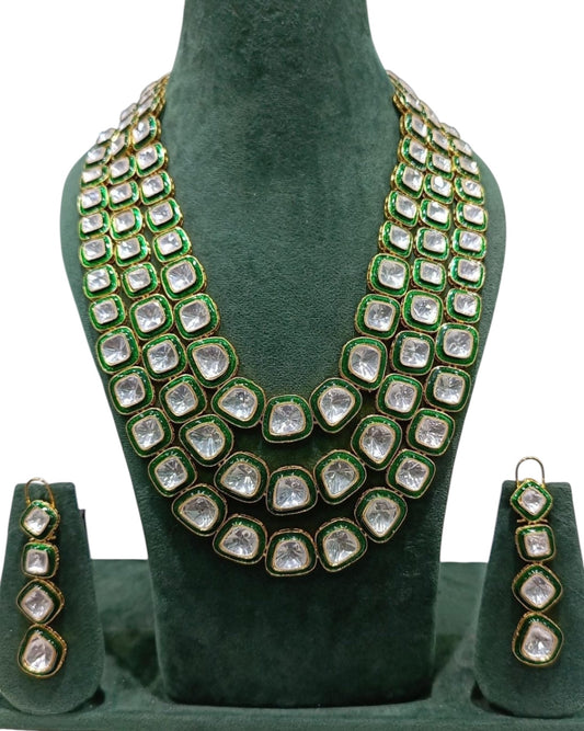 Rudra Polki Long Necklace