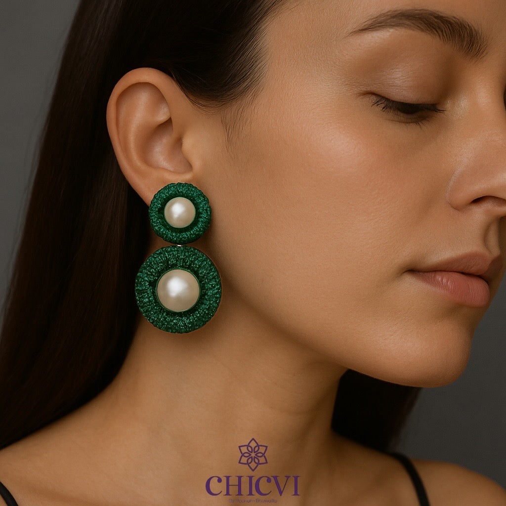 Shyla Double Round Earrings