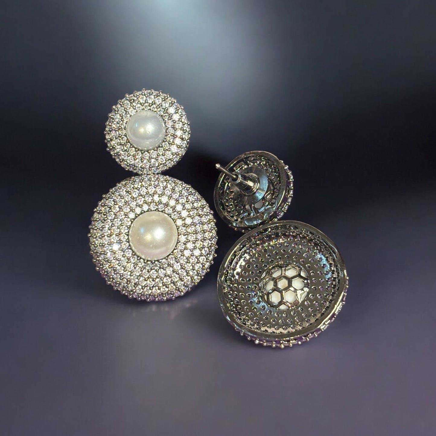 Shyla Double Round Earrings